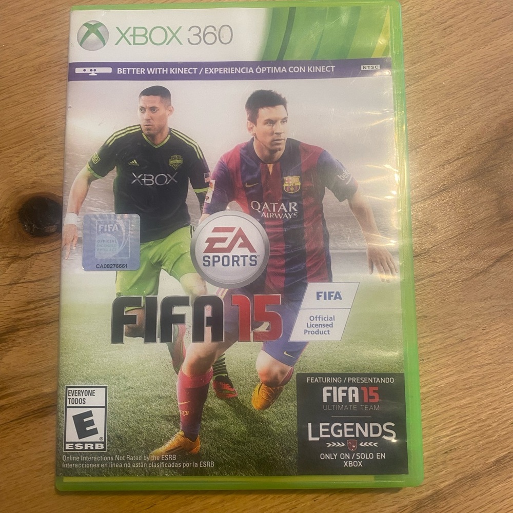FIFA 15 Xbox 360 Game Legends EA sports Rated Everyone used